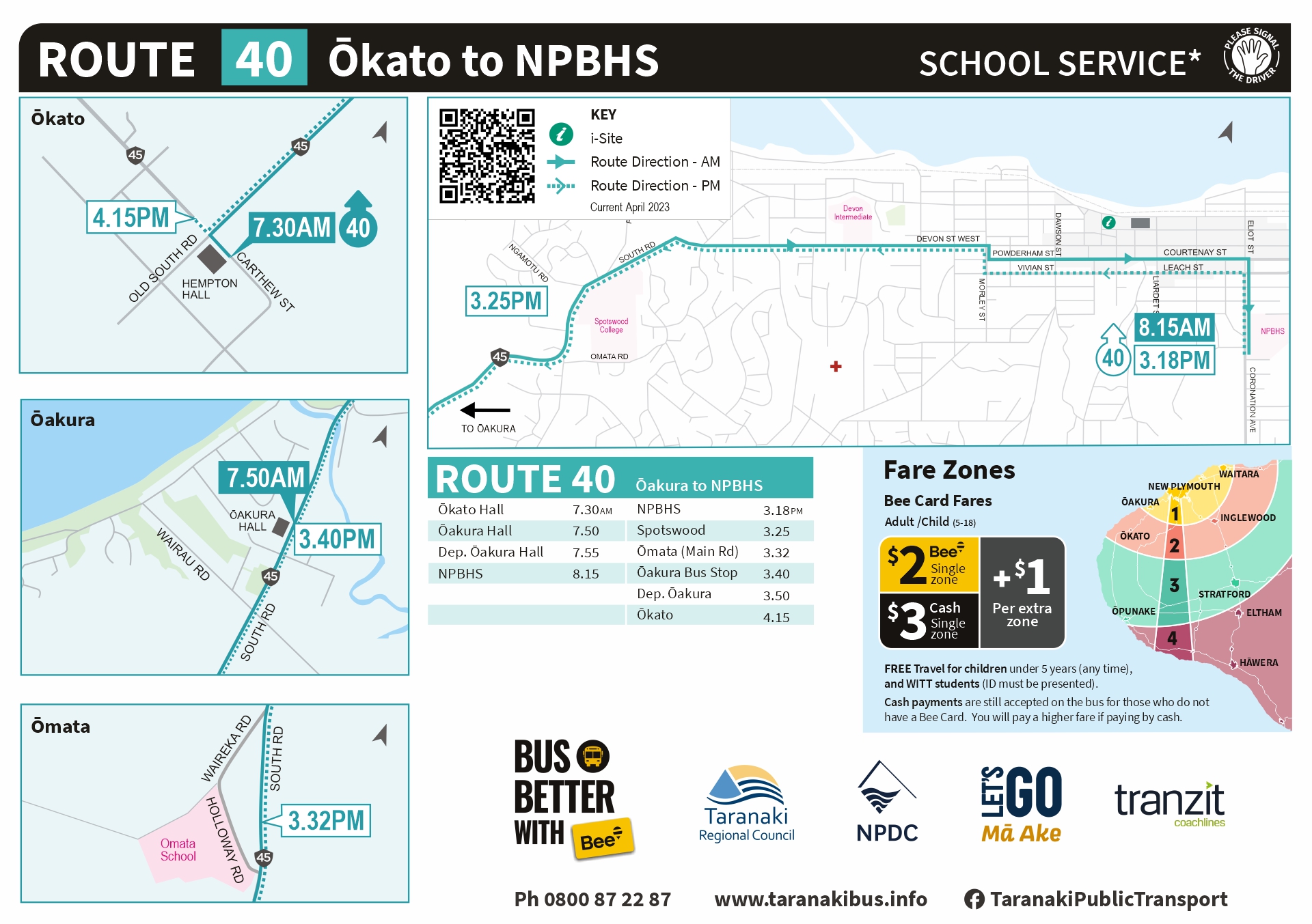 R40 Schoolbus Oakura April2023