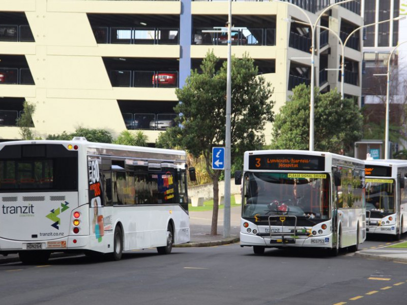 Citylink buses in New Plymouth