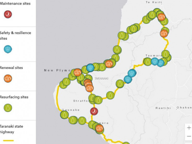 Taranaki roadworks summer 2020-2021 Taranaki roadworks summer 2020-2021