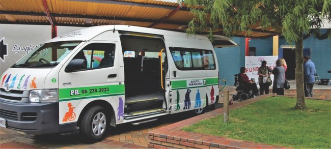 South Taranaki wheelchair-hoist van.