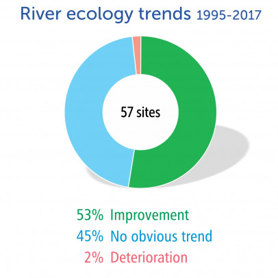 River ecology trends 1995-2017