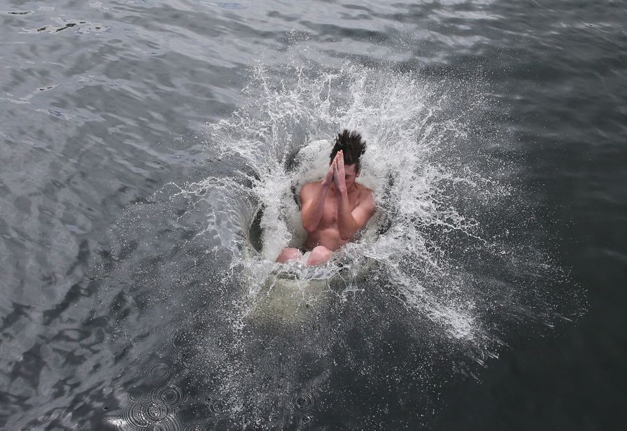 Enjoying Taranaki's fresh water