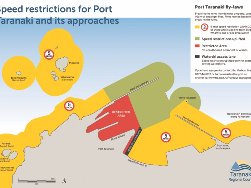 Port Taranaki speed restrictions Port Taranaki speed restrictions