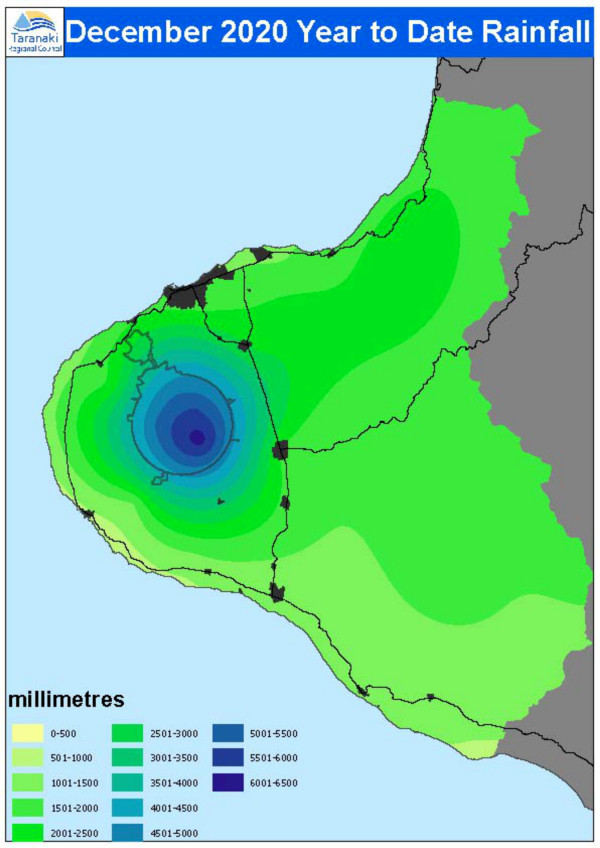 2020 rainfall distribution