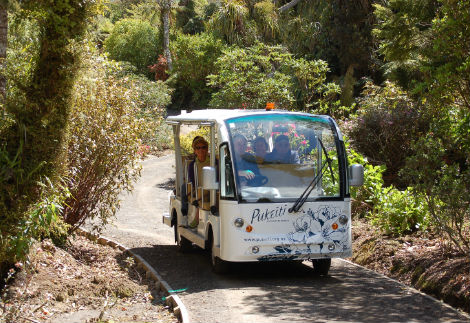 Pukeiti Mobility vehicle tour