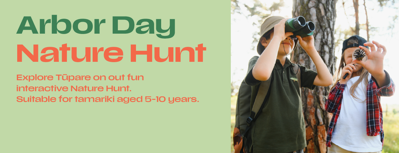 Gardens   Tupare   Arbor Day Nature Hunt   2025   Website Banner